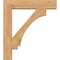 Ekena Millwork Imperial Block Smooth Bracket w/ Offset Brace, Western Red Cedar, 7 1/2"W x 34"D x 38"H BKT0806X34X38IMP05SWR - alternate 2
